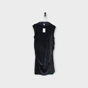 NWT A New Day Black Dress XL Velour Sleeveless Holiday Party Casual